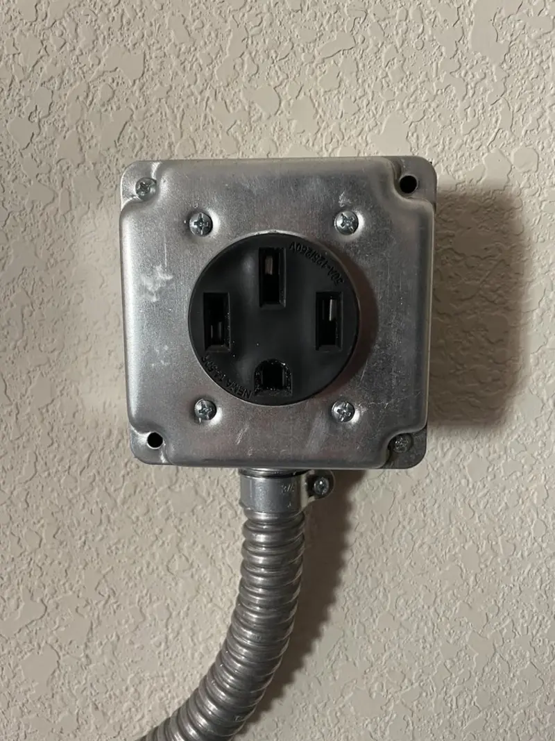 NEMA 14-50 outlet installed for Smart Home Electrical in North Weeki Wachee